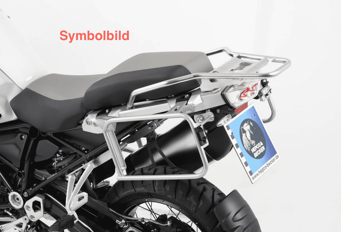 Portamaletas lateral Lock-it negro para BMW R 1200 GS LC Adventure (14-18) Hepco & Becker