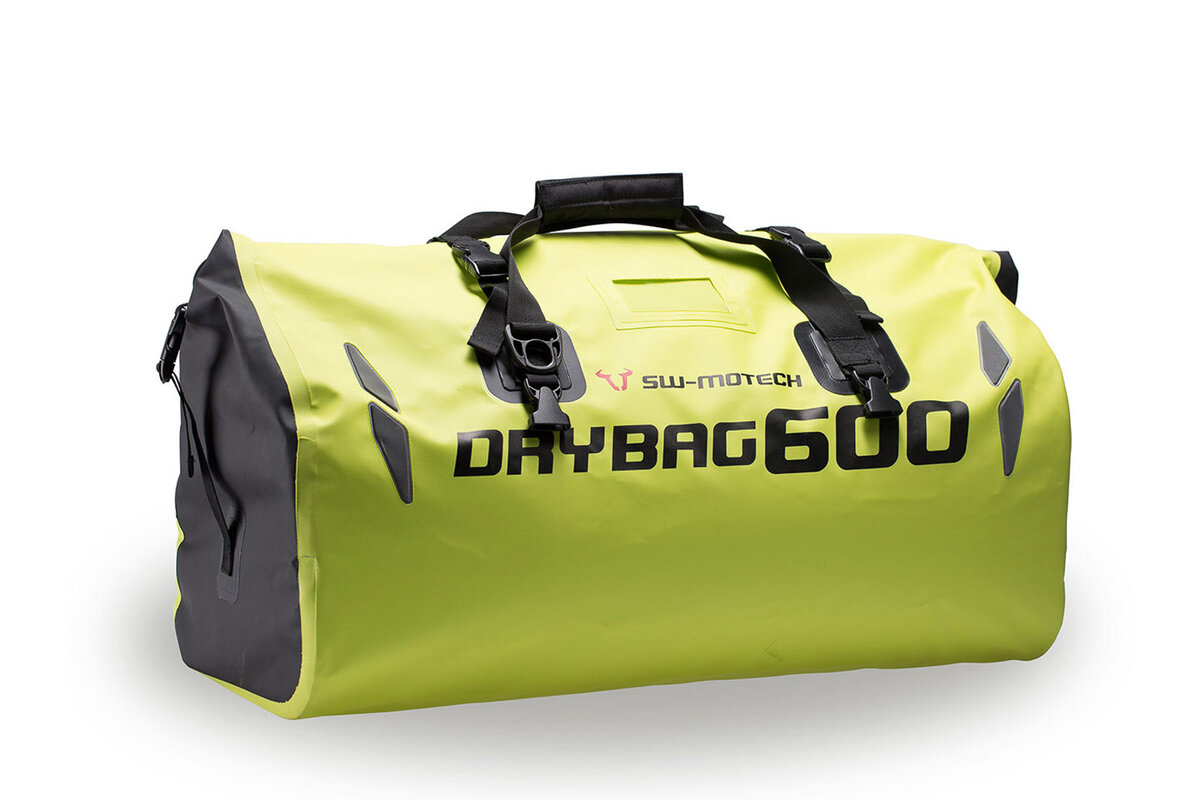 Bolsa trasera Drybag 600 para Aprilia ETV 1200 Caponord, amarillo señal - SW Motech
