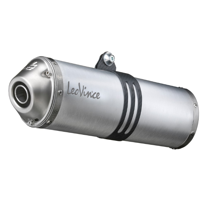 Sistema de escape LeoVince X3, aluminio, slip on para Suzuki DR-Z 400 S (Bj.01-08)