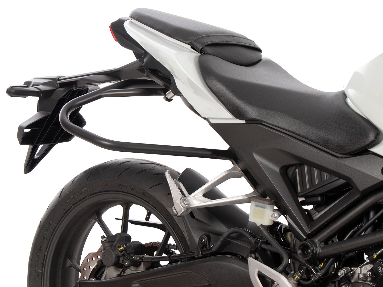 Barra de protección trasera negra para Honda CB 125 R (18-24) Hepco & Becker