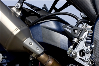 Cubierta del brazo oscilante, negro para Suzuki GSX-R1000 BJ. 2009-2011/ 2012-2016