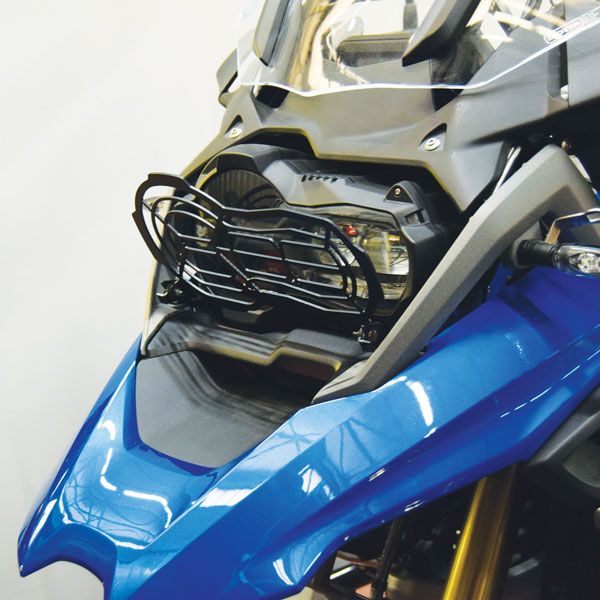 Rejilla protectora de faros para BMW R 1200 GS LC /Rallye, R 1250 GS, negro