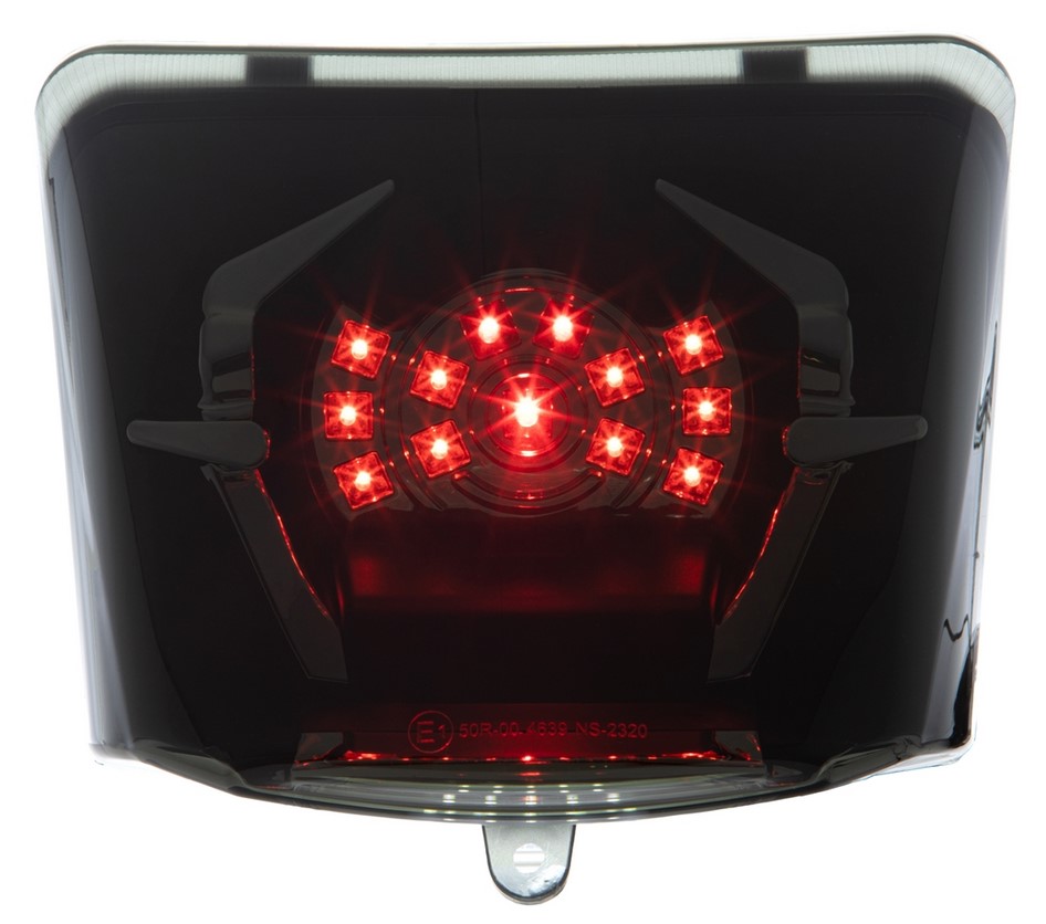 Piloto trasero MK II LED para Vespa GTS/GTS Super/GTV 125-300cc HPE ('18-), tintado