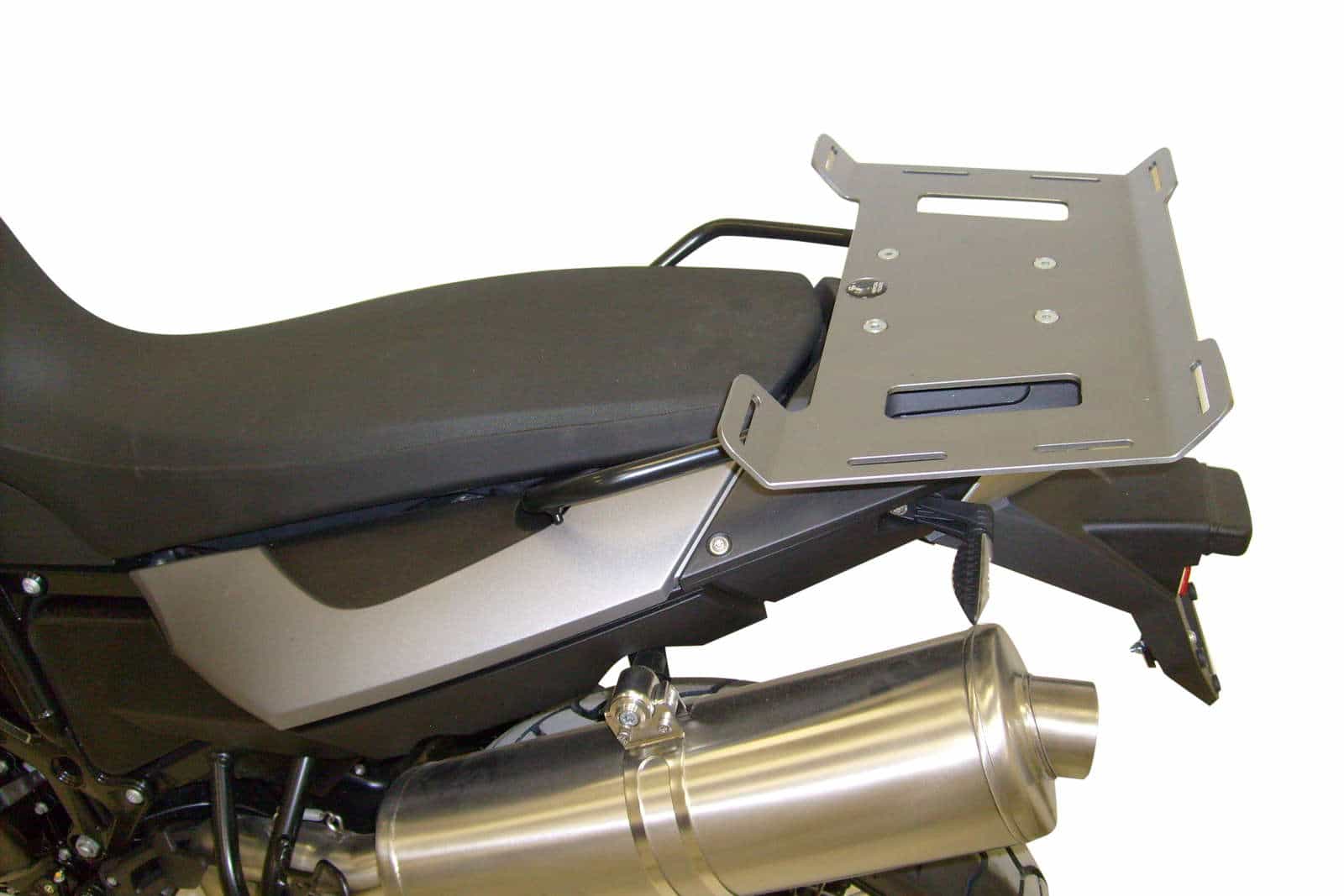 Extensión portaequipajes plata para BMW F 650 GS Twin (08-11)/F 700 GS (12-17)/F 800 GS (08-18)