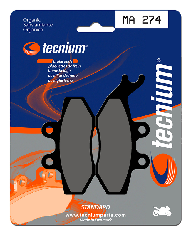 Pastillas de Freno Tecnium Street Orgánicas - MA274