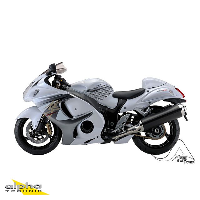 Stompgrip negro Volcano para Suzuki GSX1300R Hayabusa 1999-18