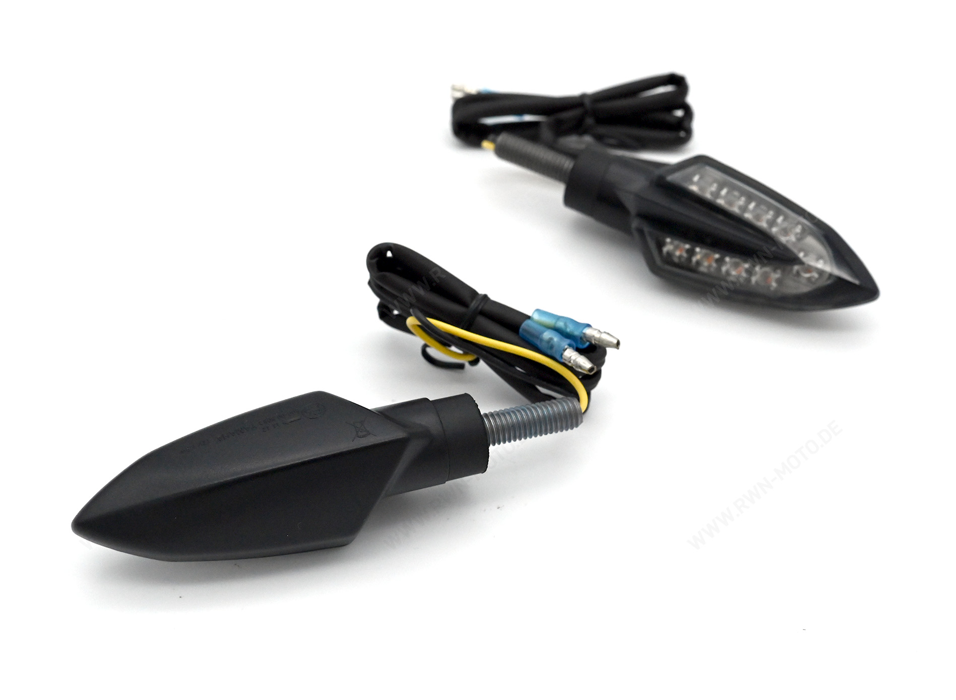Intermitentes LED negros originales de Yamaha