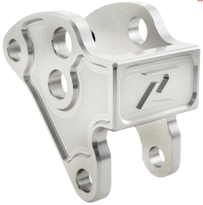 Adaptador para bajar amortiguador, trasero para Vespa Primavera/Sprint, plata