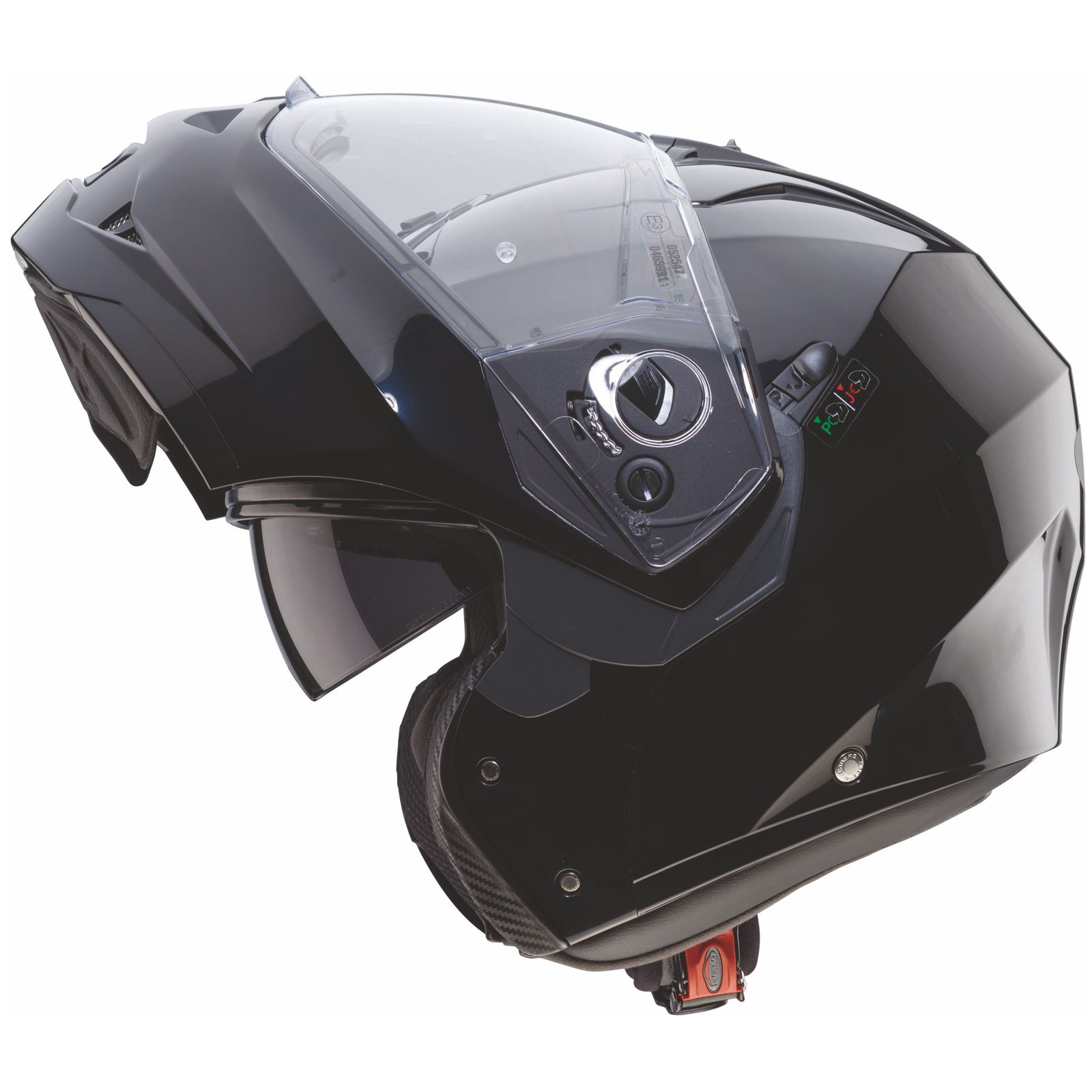 Casco Caberg Duke II Smart, negro (sin pintar)
