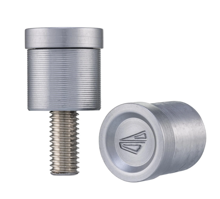 Tapa del orificio del espejo izquierda y derecha FABRICA para Vespa, anodizado gris