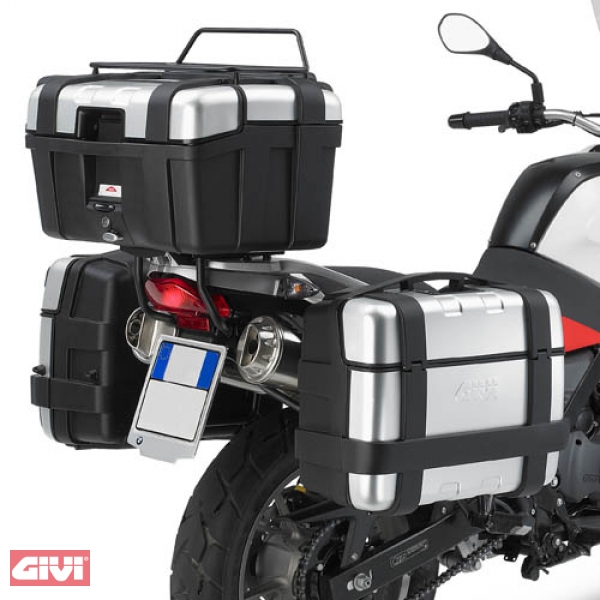 Portamaletas lateral Givi negro F650GS Bj.00-04/G650GS Bj.11- BMW F650GS