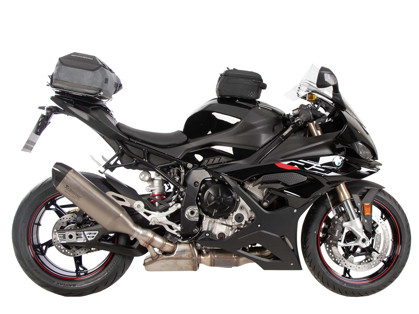 Extensión portaequipajes negra para combinar con portaequipajes deportivo para BMW S 1000 RR (23-)