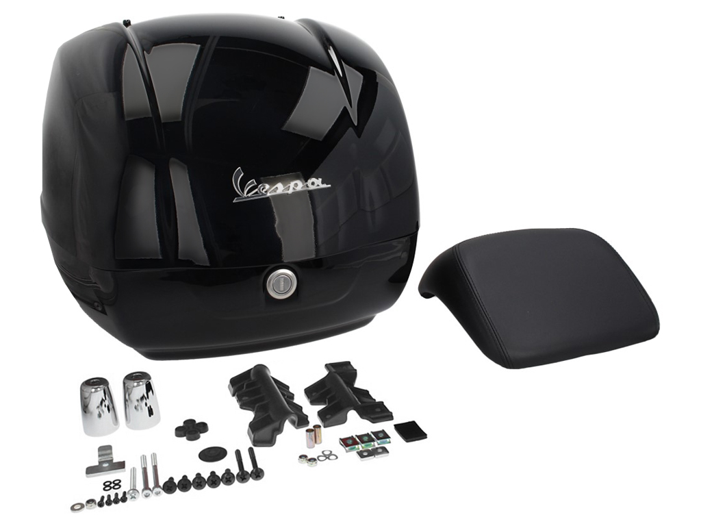 Topcase original para Vespa GTS - negro brillante 094