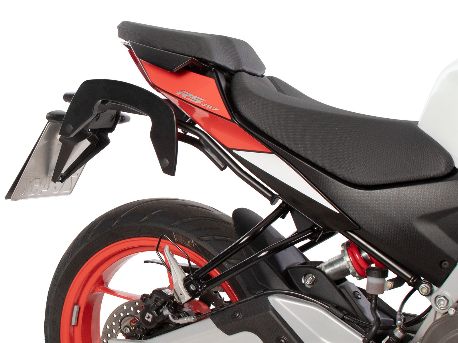 Soporte lateral C-Bow negro para Aprilia RS 457 (24-) Hepco & Becker