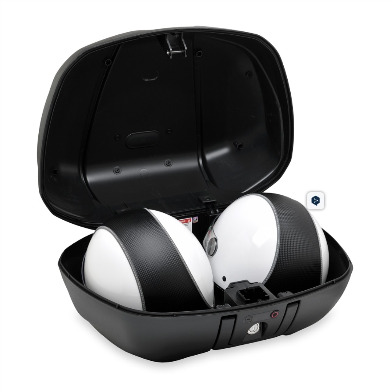 Kit maletín superior "Keyless" 52 l (incl. placa de montaje) para Piaggio MP3 400 / 530 HPE