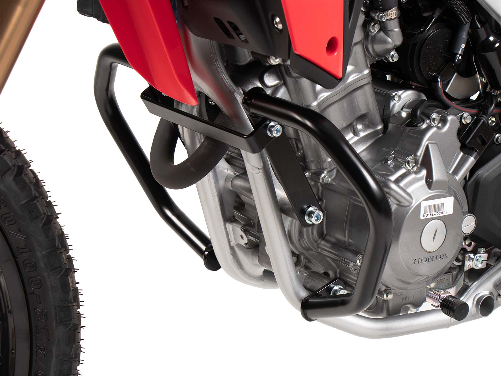 Protector de motor negro para Honda CRF 300 L (21-) Hepco & Becker