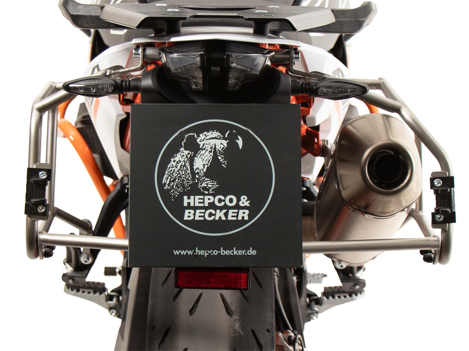 Recorte portamaletas lateral para KTM 890 SMT (23-) Hepco & Becker
