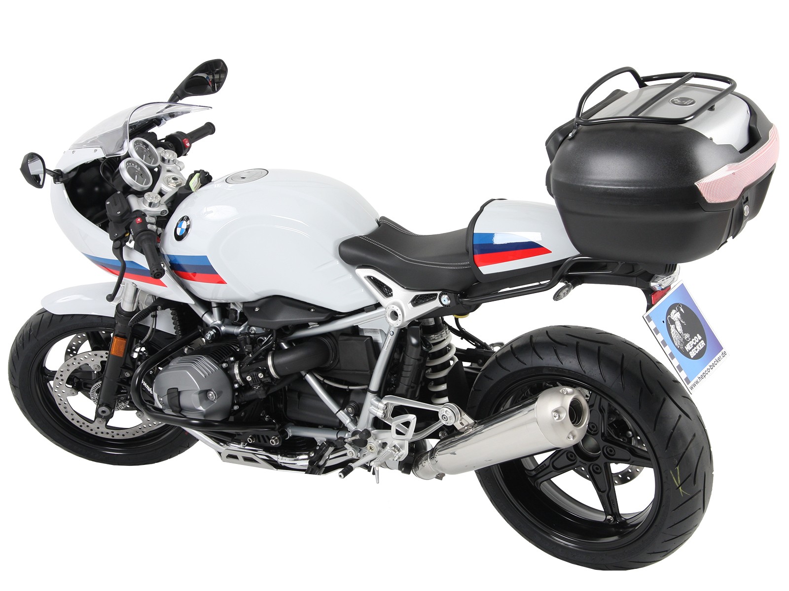 Easyrack portamaletas superior negro para R nineT Racer (17-20) Hepco & Becker