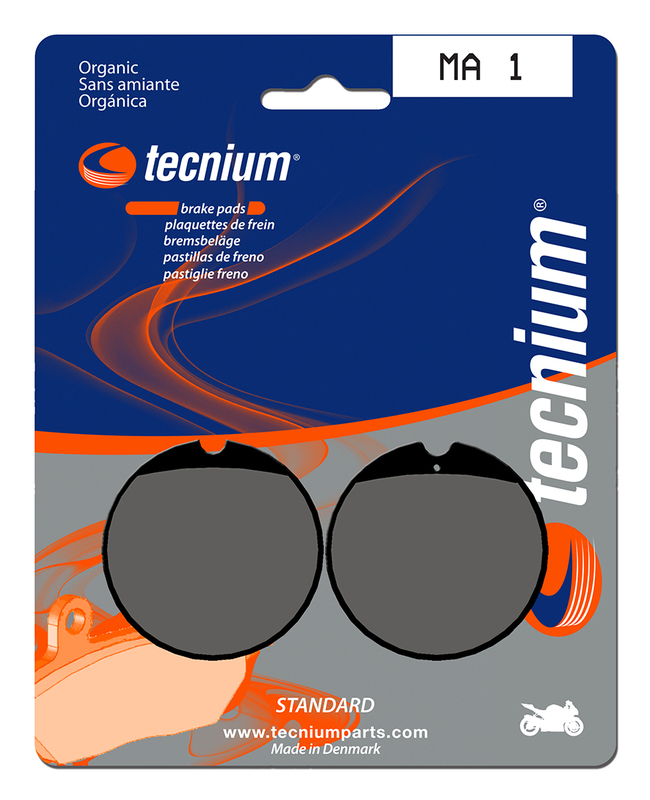 Pastillas de Freno Tecnium Street Orgánicas - MA1