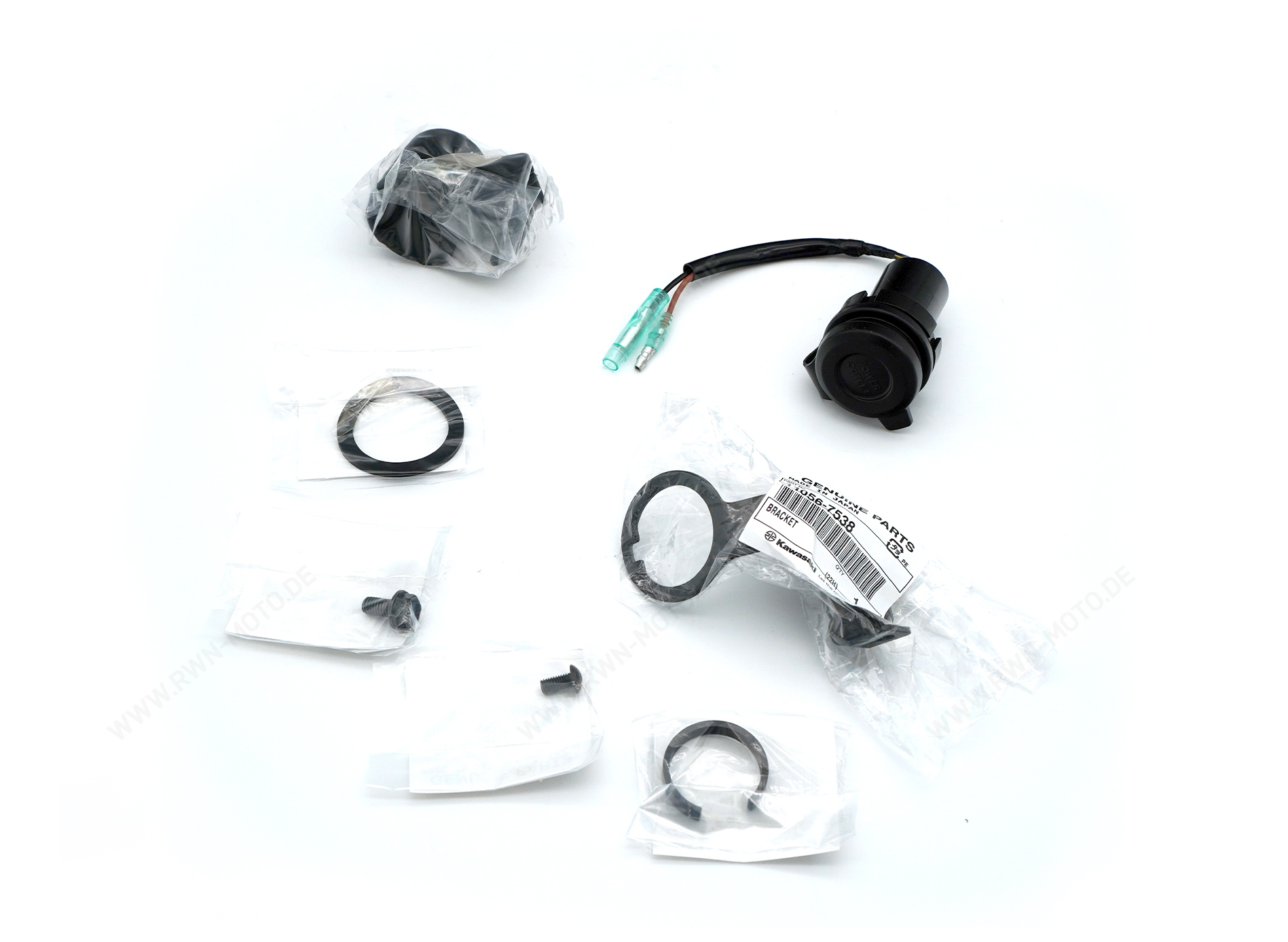 kit de toma de corriente de 12V para Vulcan S (Bj.15-19) Original Kawasaki