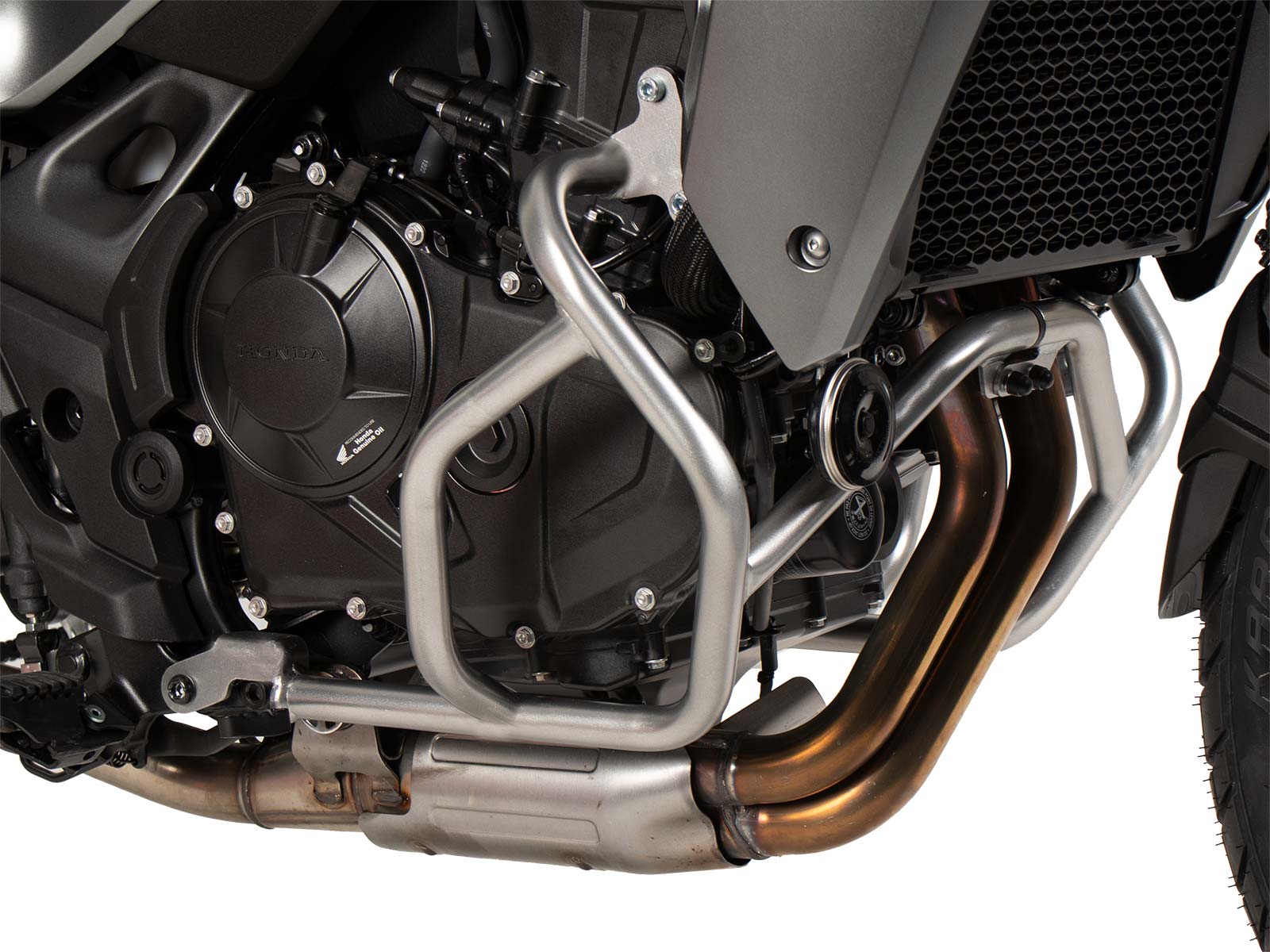 Guardamotor plateado para Honda XL 750 Transalp (23-) Hepco & Becker