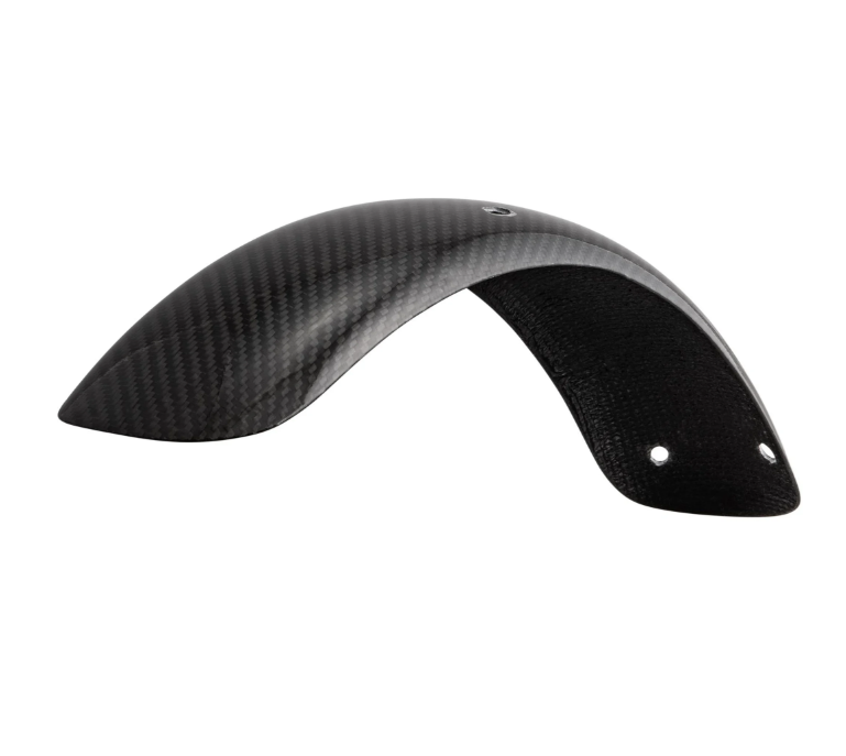 Guardabarros 2.0 Garelli Race EVO II sin soporte para Vespa PX 80-200cc, carbono transparente