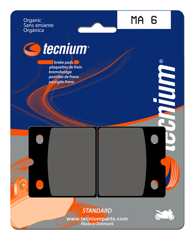 Pastillas de Freno Tecnium Street Orgánicas - MA6
