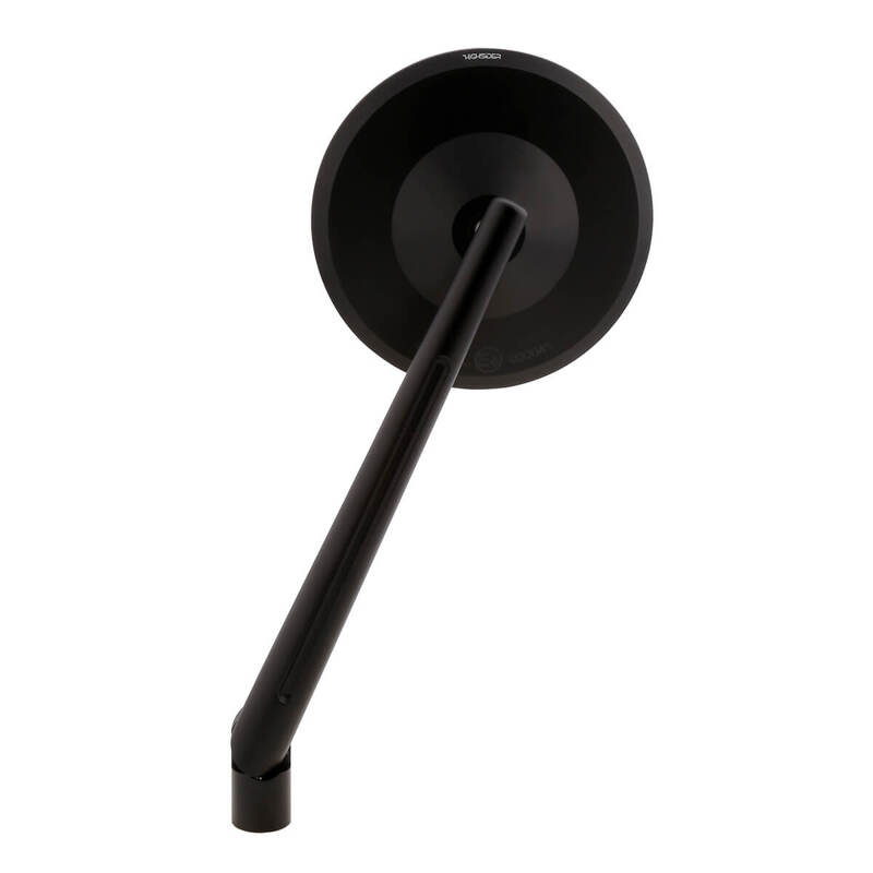 HIGHSIDER espejo de manillar profesional Montana-Blast Negro (1ud.)