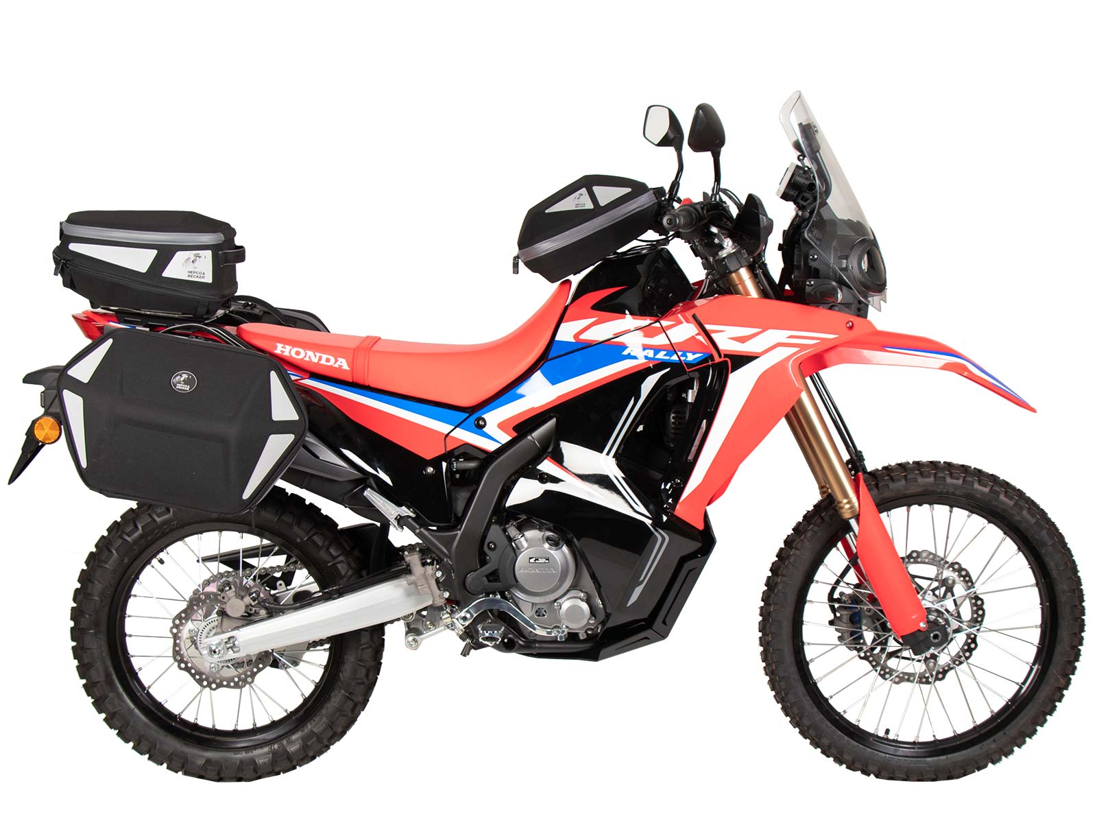 Soporte lateral C-Bow negro para Honda CRF 300 L (21-) Hepco & Becker