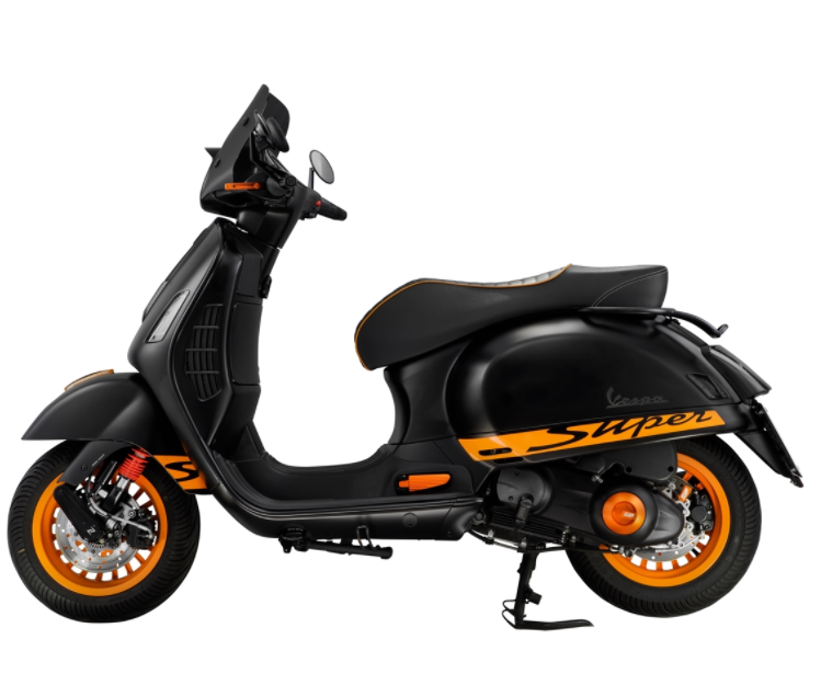 Funda Cover Vario para Vespa Primavera/​Sprint 125-150ccm i.e. 3V 4T AC, naranja mate