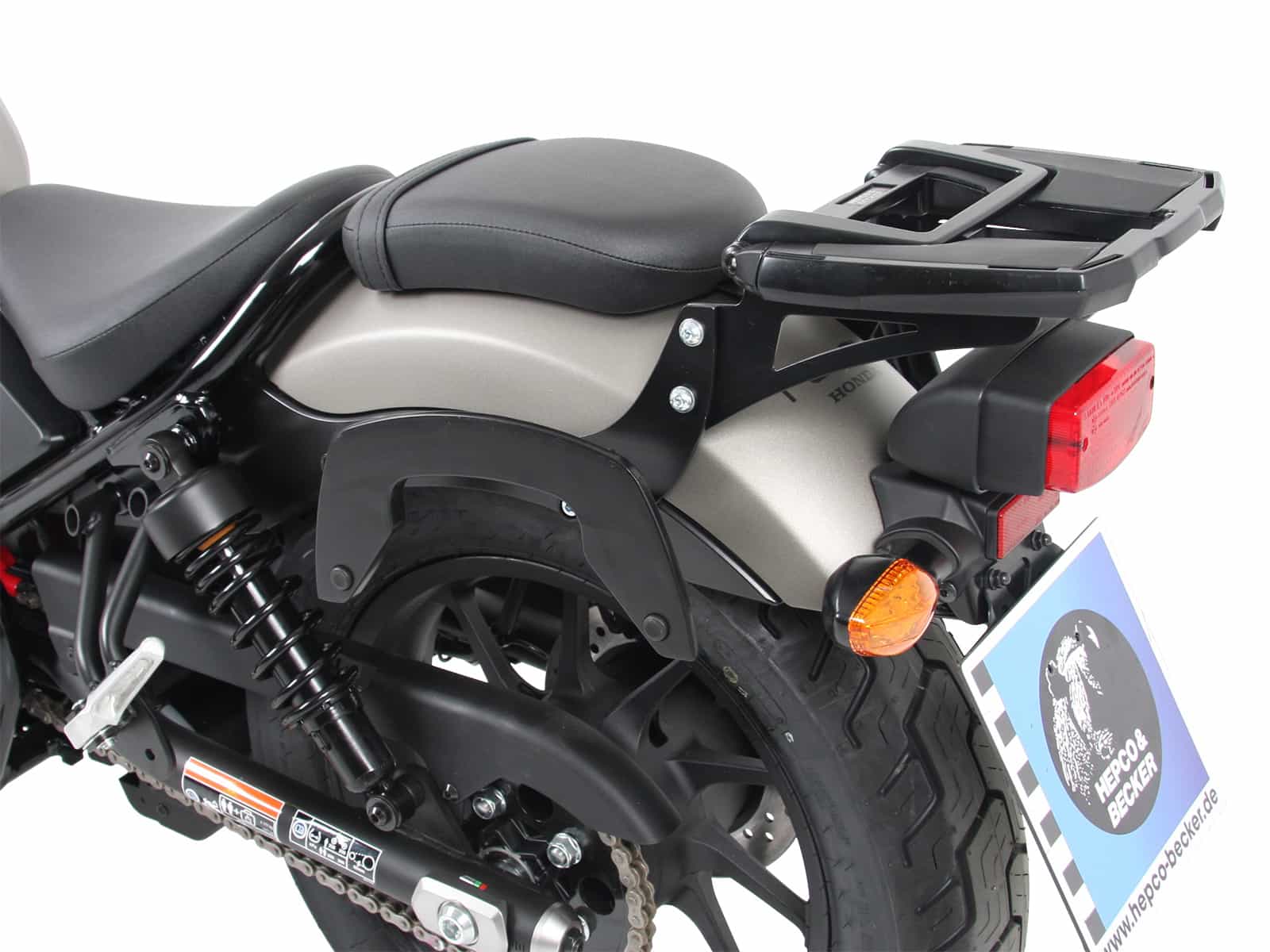 Soporte lateral C-Bow negro para Honda CMX 500 Rebel (17-) Hepco & Becker