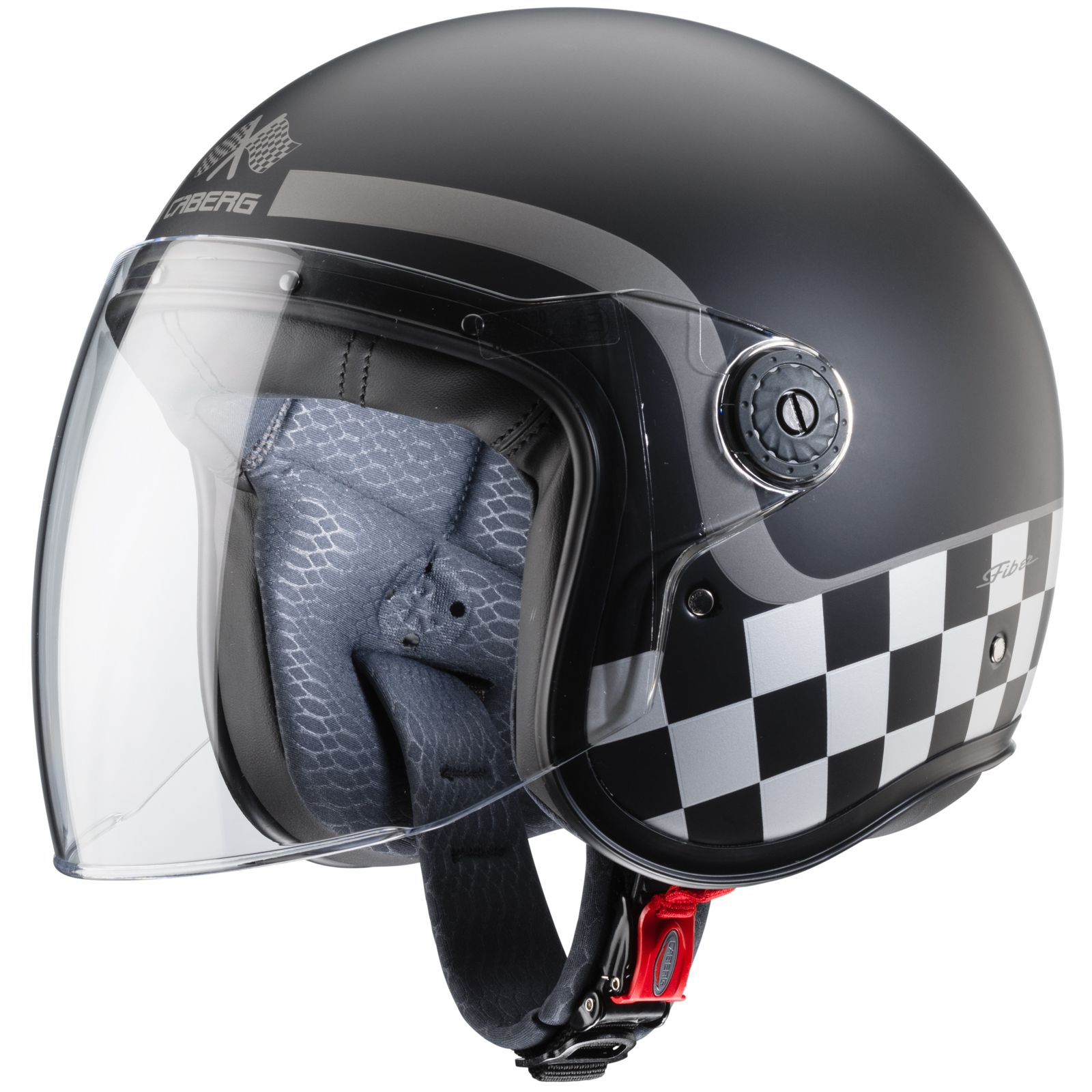 Casco Caberg Freeride Formula, negro mate/gris plata