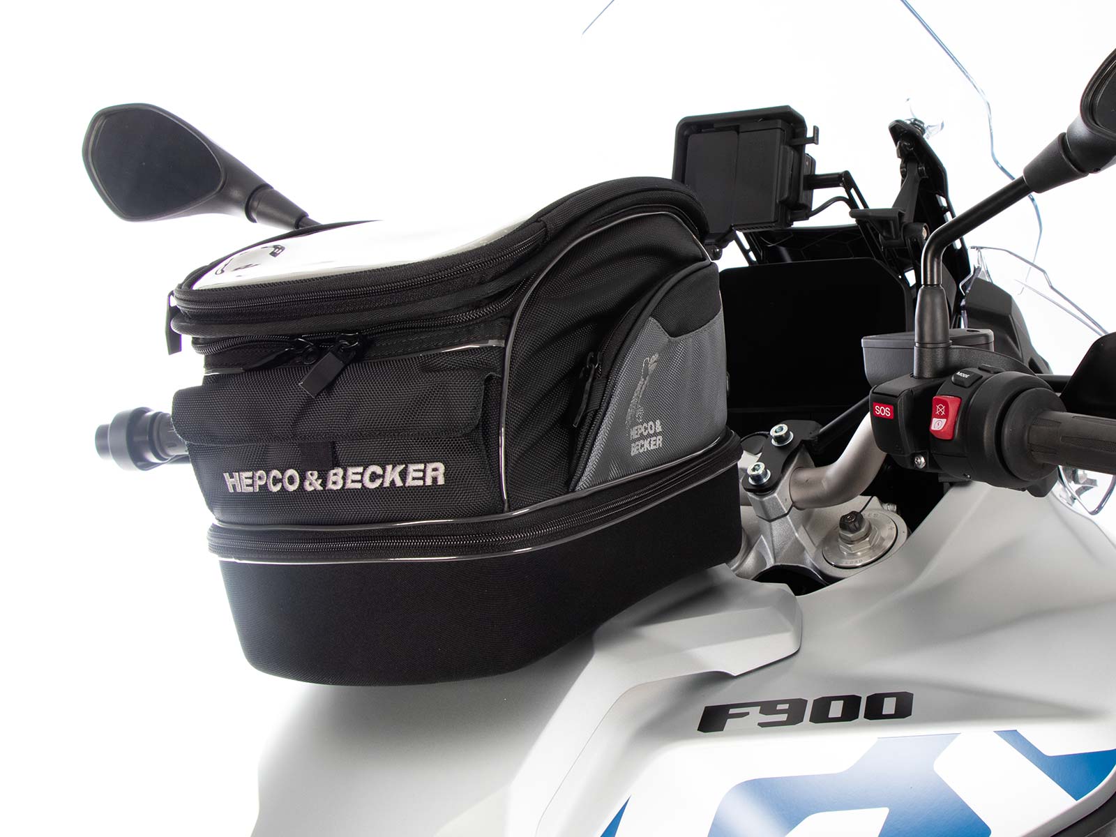Anilla de depósito básica incl. unidad de cierre de la bolsa de depósito para BMW F 900 GS Adventure (24-)
