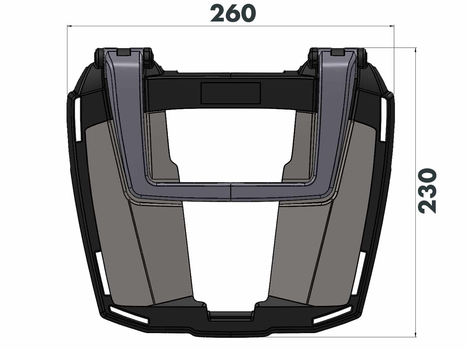 Easyrack Topcase Carrier para Triumph Tiger Sport 660 (22-) Hepco & Becker