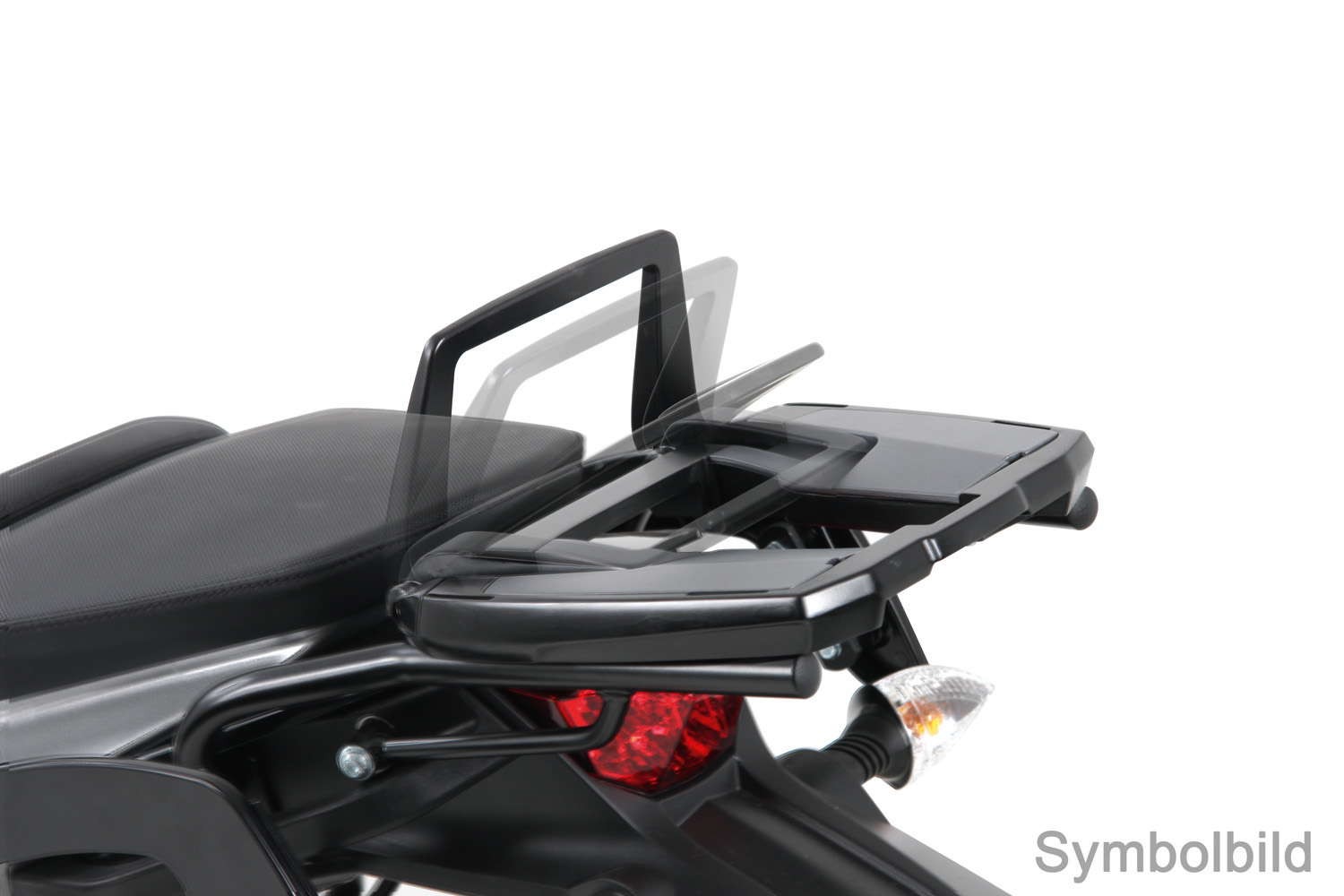 Easyrack Topcasetrack negro para Triumph Tiger 800/XC (2010-2014)