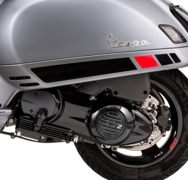 Funda Vario para Vespa, negro brillante