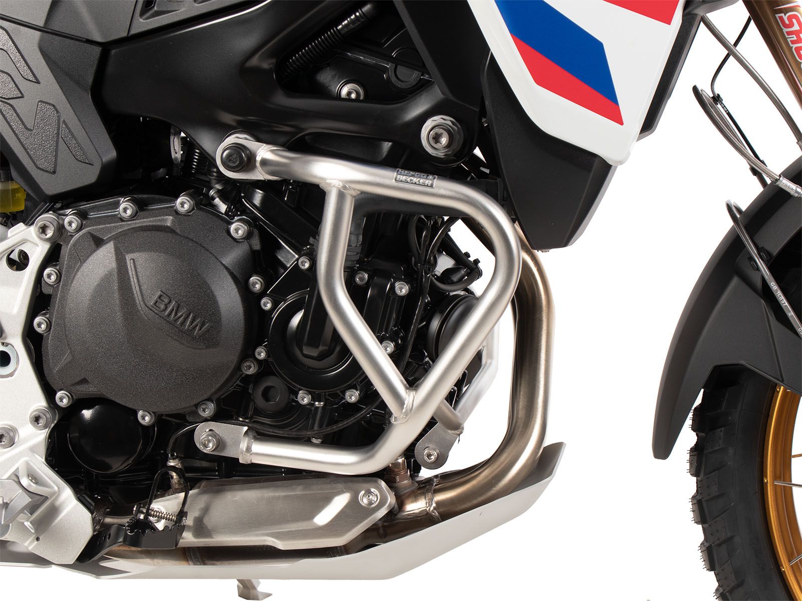 Protector de motor de acero inoxidable para BMW F 900 GS (24-) Hepco & Becker