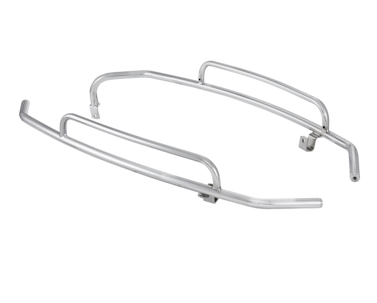 Cubrebarras lateral trasero para Vespa GTS /GTS Super /GTV, 125-300ccm, cromado
