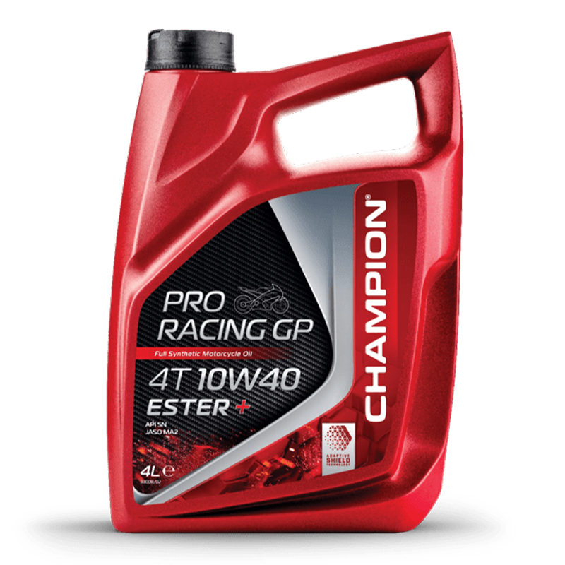 CAMPEÓN® Proracing GP 4T 10W-40 ESTER + Aceite de motor totalmente sintético - 4 litros
