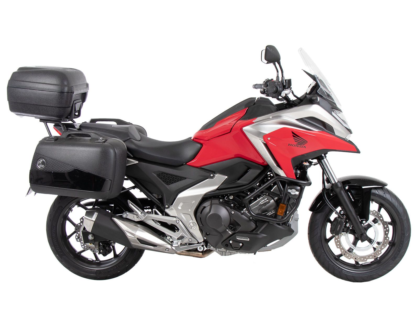Portamaletas superior Alurack negro para Honda NC 750 X /DCT (21-) Hepco & Becker