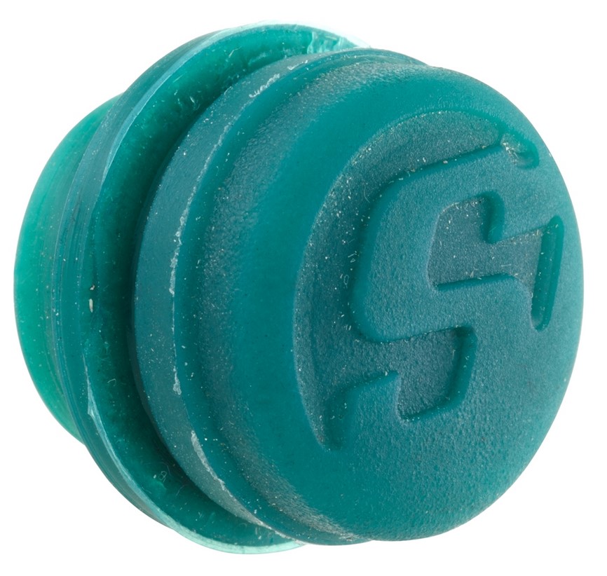 Tapa para los contrapesos del manillar, verde