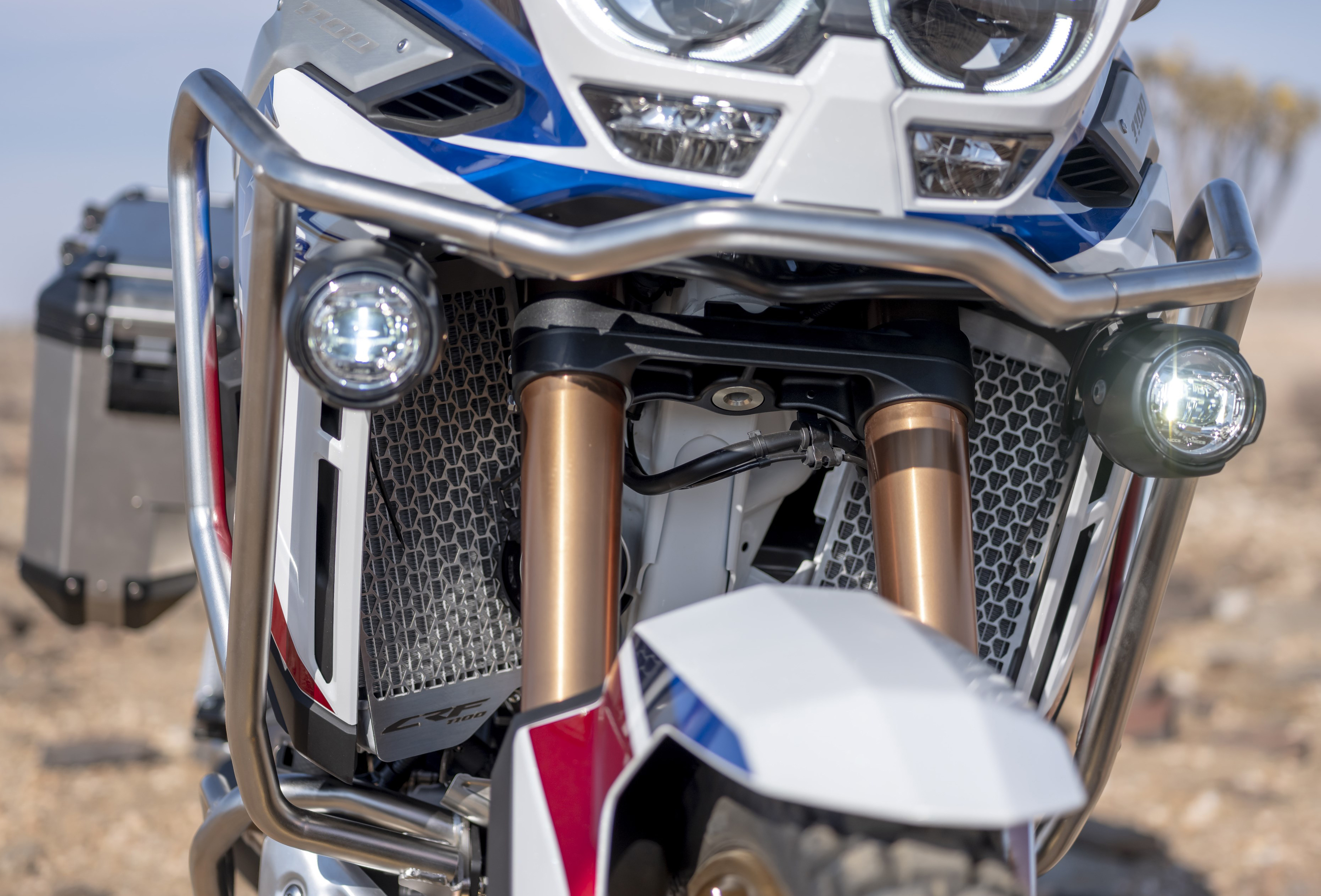 Rejilla del radiador de acero inoxidable para Honda CRF1100L Africa Twin / Adventure Sports original 2020-