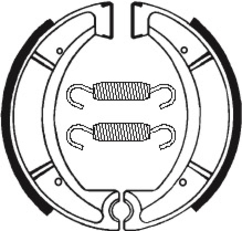 Zapatas de freno orgánicas Tecnium Scooter/Street/Off-Road - BA037