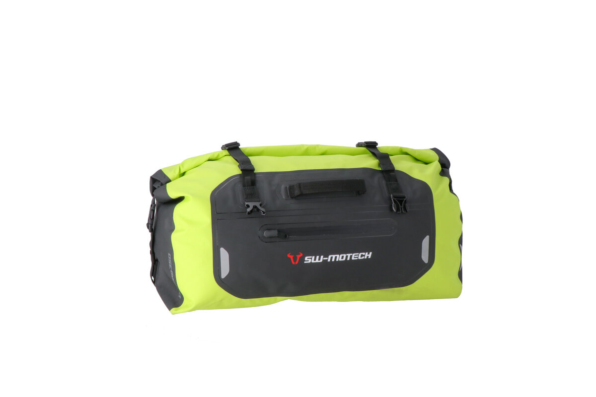 Bolsa trasera SW-Motech Drybag 350 señal amarillo/gris para Triumph Street Scrambler