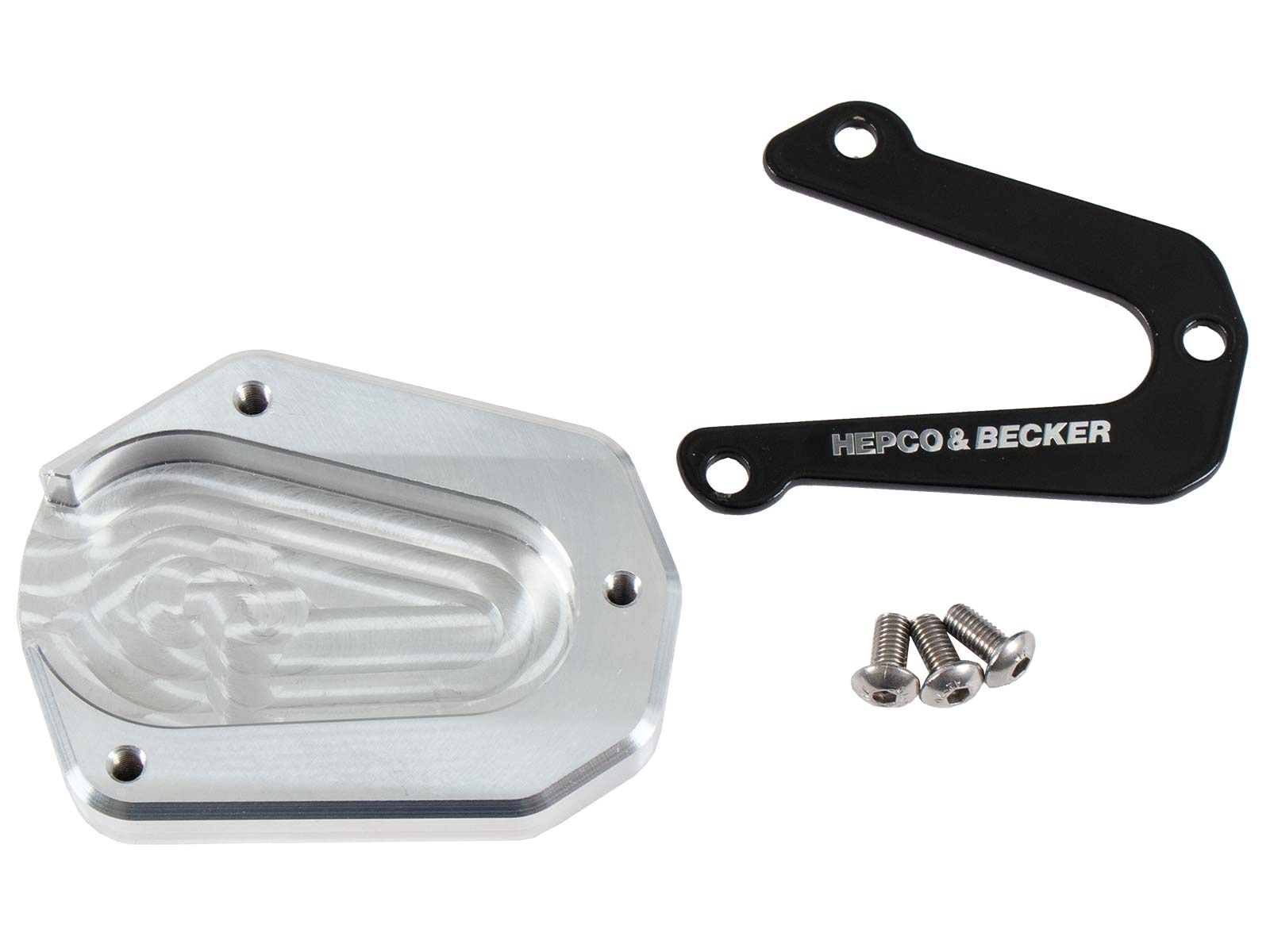 Placa de caballete lateral para Triumph Tiger 900 Rally Pro (24-) Hepco & Becker