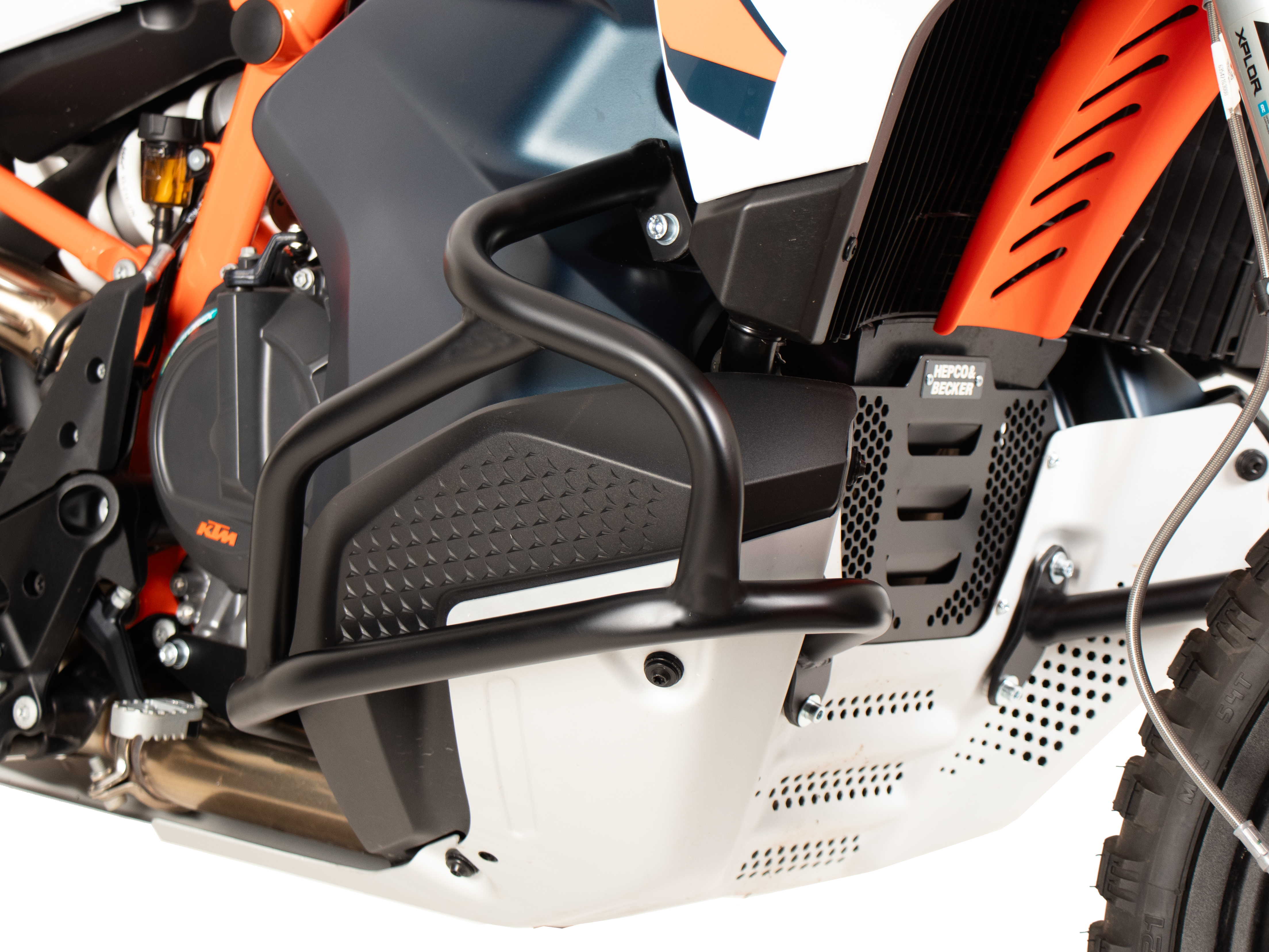 Protector de motor negro para KTM 790 Adventure (24-) Hepco & Becker