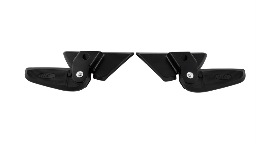 Estriberas derecha e izquierda para Vespa LX /LXV /S 50-150cc, negro/negro