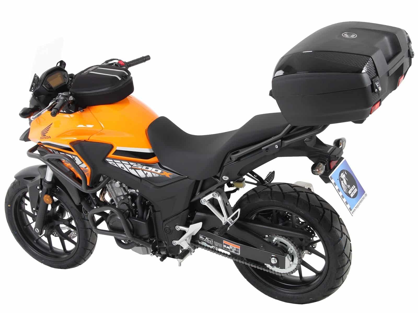 Portaequipajes de aluminio antracita para Honda CB 500 X (19-23) Hepco & Becker
