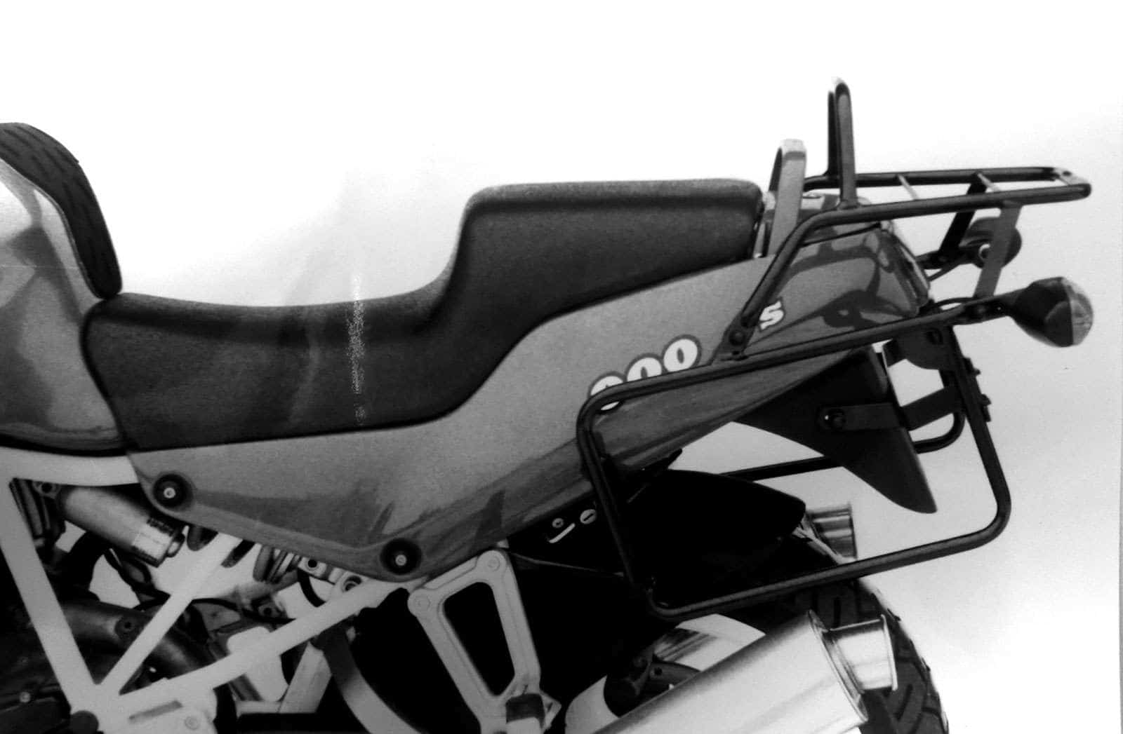 Portaequipajes tubular portaequipajes superior y portaequipajes lateral negro para Ducati 600 SS /750 SS /900 SS