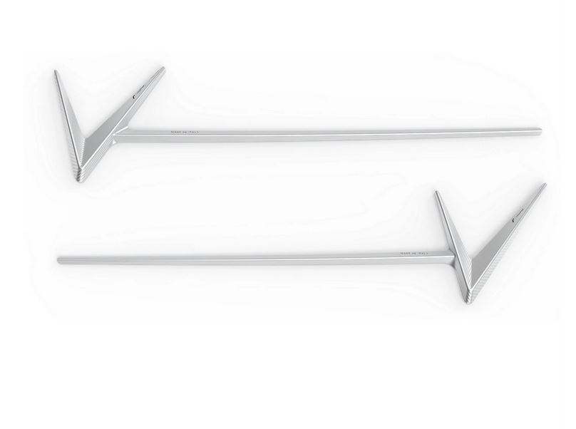 RIZOMA rotulación tapa lateral para Vespa Primavera/Sprint/Elettrica, plata